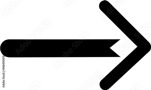 Arrow icon, direction and route directions concept image