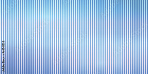 Trendy blue background of ribbed glass effect. Gradient banner with holographic texture. Vector illustration.