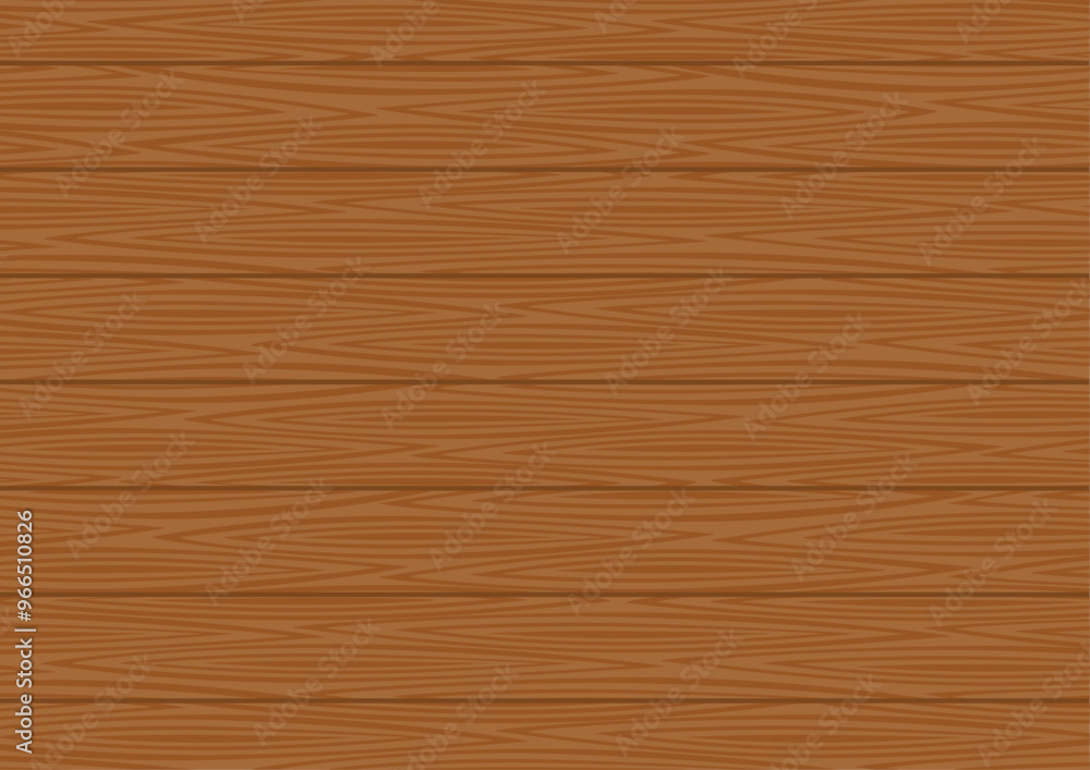 Fototapeta premium 茶色の木目のイラスト 