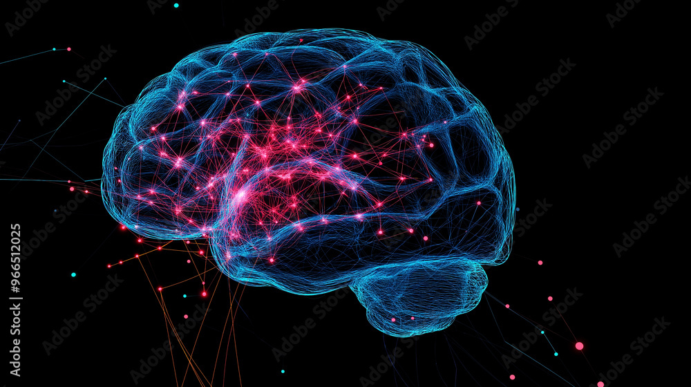 An intricate visualization of a child's brain, with colorful neural connections glowing and forming patterns, symbolizing early education and cognitive development. An intricate visualization of a child's brain, with colorful neural connections glowing and forming patterns, symbolizing early education and cognitive development.
