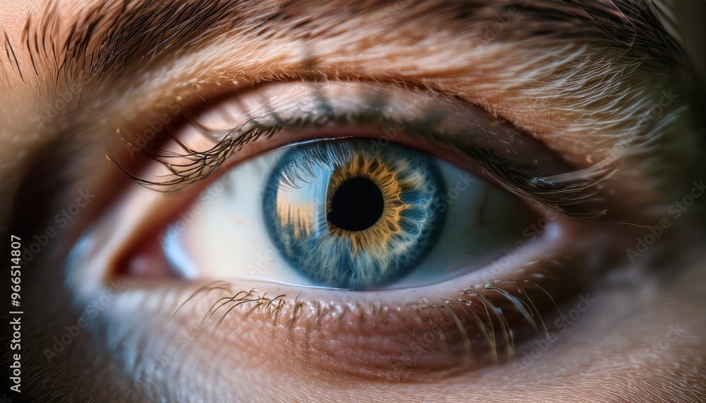 Someone has a blue eye Someone has a blue eye