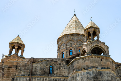 cupola of Etchmiadzin Cathedral in Armenia photo