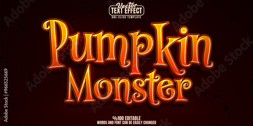 Halloween editable text effect, customizable spooky and scary 3d font style