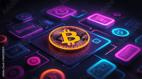 Digital cryptocurrency coins, Digital crypto currency coins