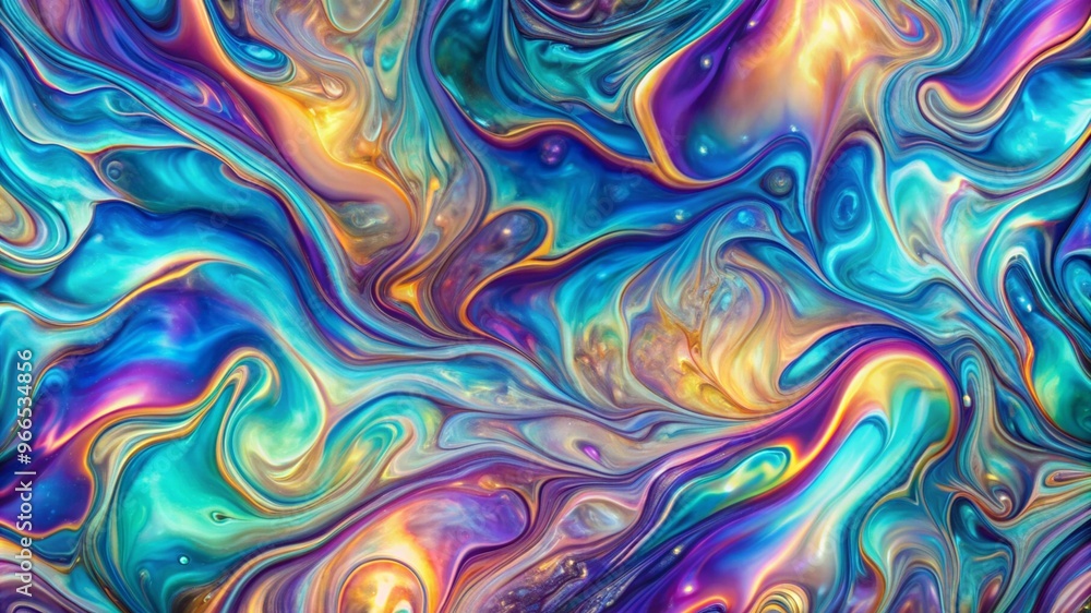 Oil slick texture with iridescent colors and flowing patterns in vibrant hues Oil slick texture with iridescent colors and flowing patterns in vibrant hues