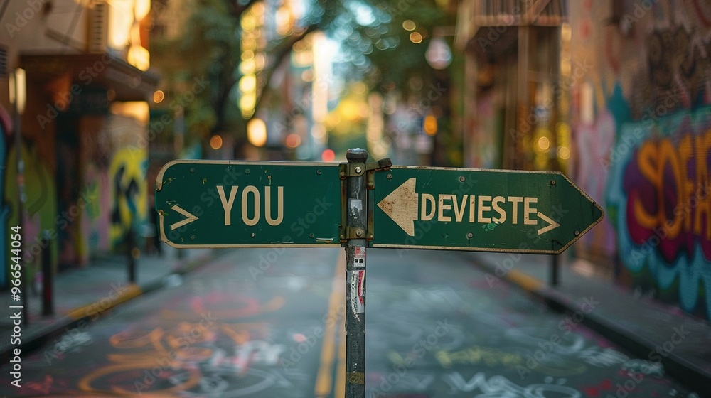 Obraz premium Street Sign with 