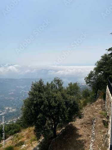 In the mountains above the clouds