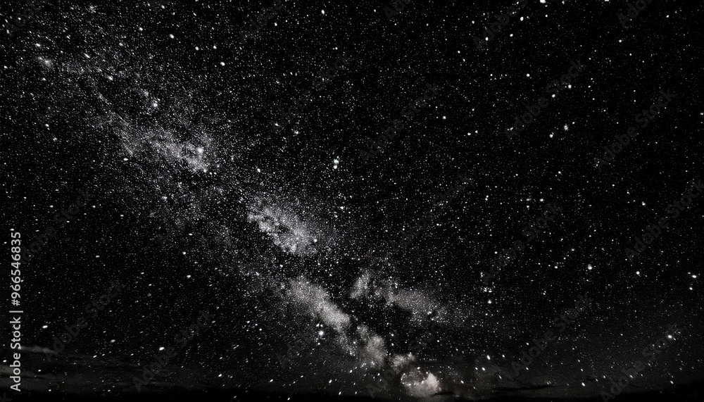 Starry night sky with milky and stars in the distance Starry night sky with milky and stars in the distance