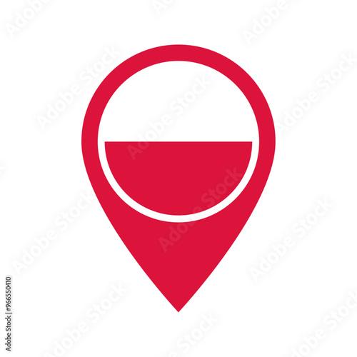 Free Download Poland flag location icon - GFXLoad