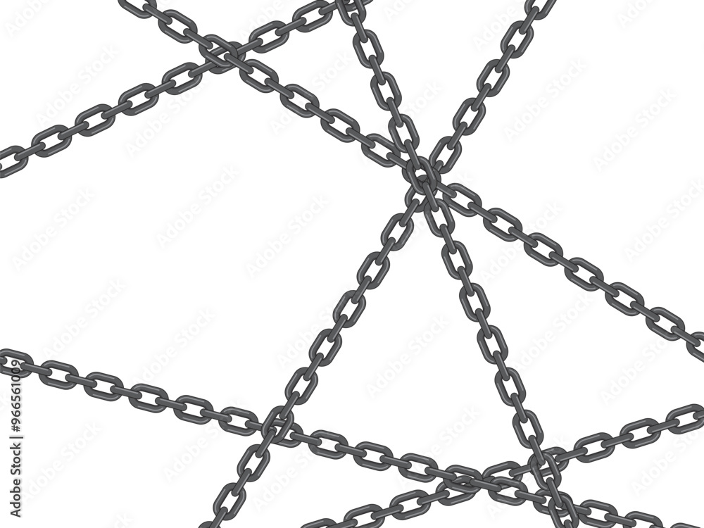crossed iron chain vector, background design crossed iron chain vector, background design