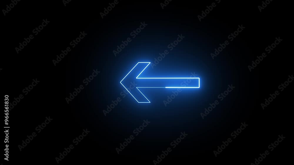 neon arrows animation from right to left direction arrow. neon arrows animation from right to left direction arrow.