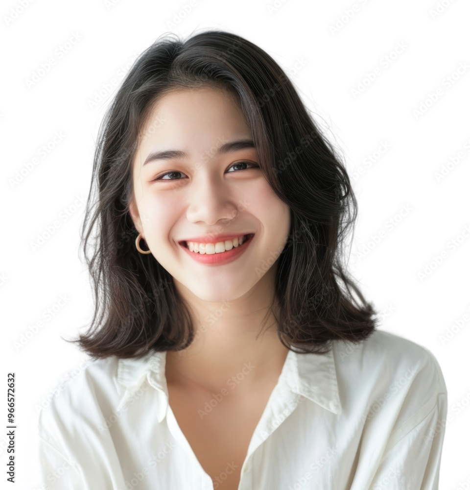 PNG Cheerful thai woman portrait adult smile. PNG Cheerful thai woman portrait adult smile.