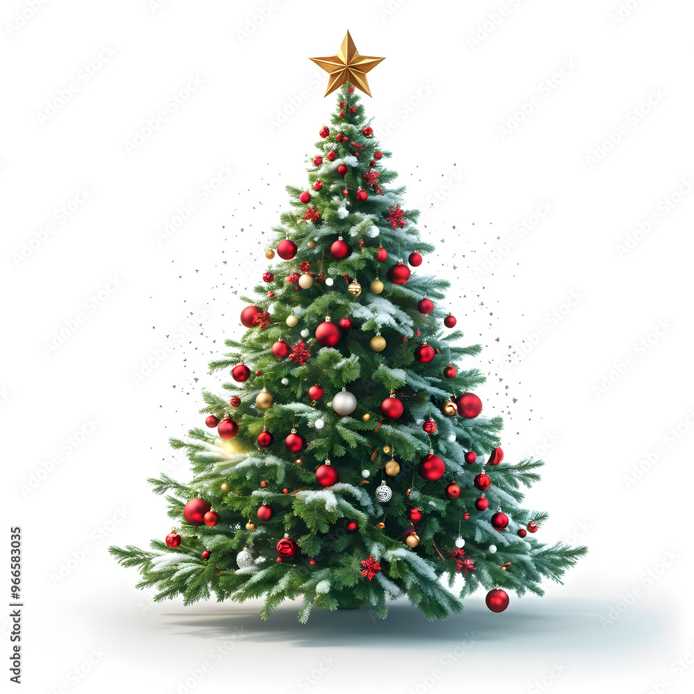 christmas tree isolated on white background christmas tree isolated on white background