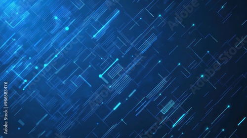 Background Abstract for Blue colored Tech Finance Fintech Pixel Pattern. Abstract Business Tech Science Vector Backdrop