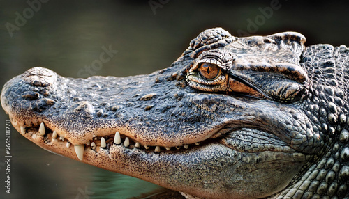 Close-Up of a Crocodile