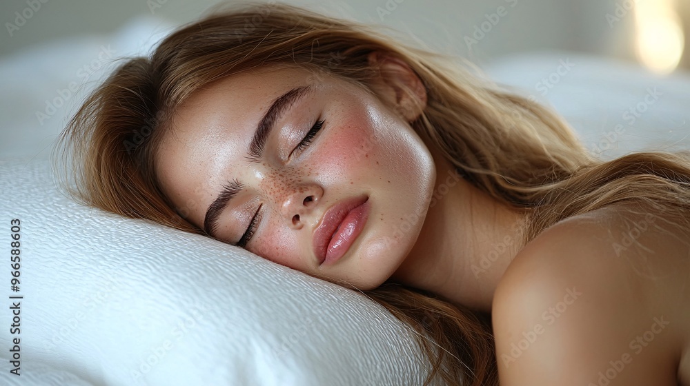 A person sleeping in an awkward position, with visible stiffness in their neck upon waking. A person sleeping in an awkward position, with visible stiffness in their neck upon waking.