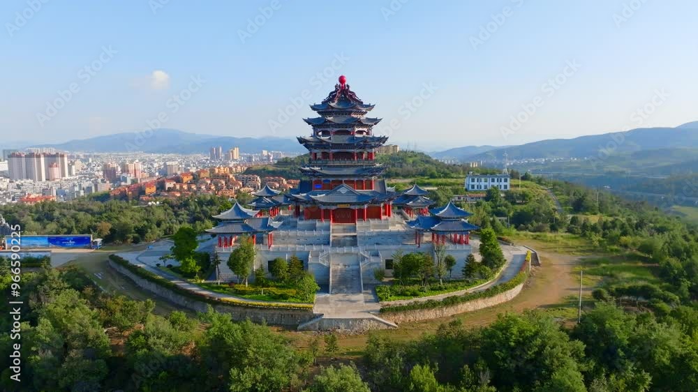 Yunnan Xiangyun Clouds Yunnan Park 4K real shot. Yunnan Xiangyun Clouds Yunnan Park 4K real shot.