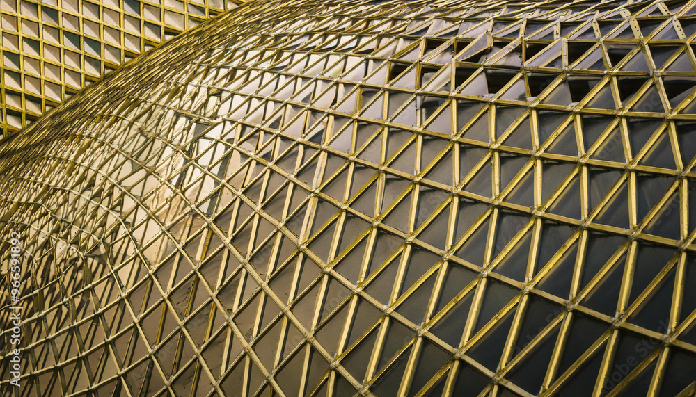 Obraz premium Close-Up of Geometric Patterns