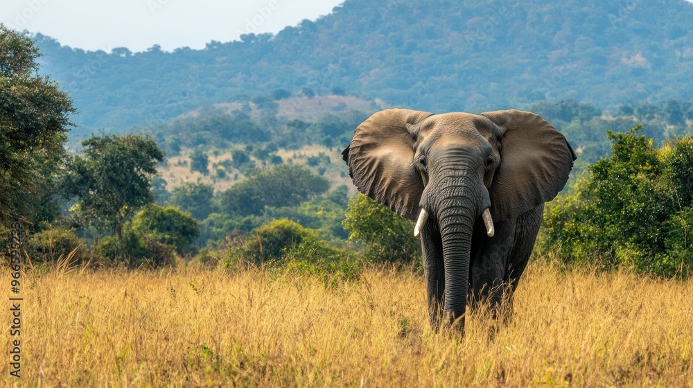 Fototapeta premium Elephant in the African Savanna