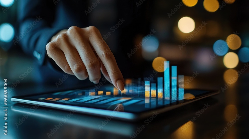 Corporate Digital Dashboard Displaying Financial Data and Analytics Metrics Corporate Digital Dashboard Displaying Financial Data and Analytics Metrics