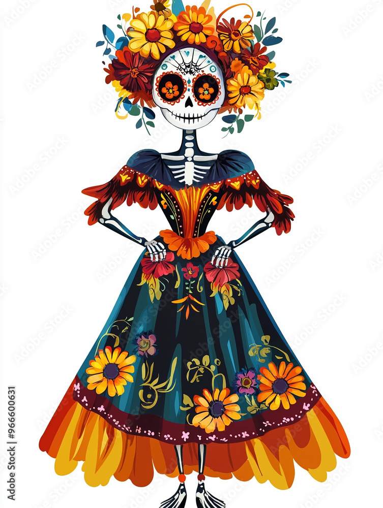 Character of Dia De Los Muertos Character of Dia De Los Muertos