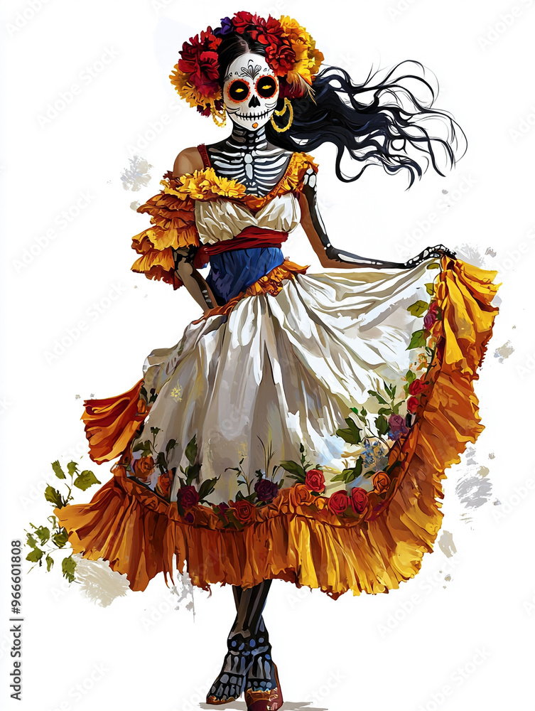 Character of Dia De Los Muertos Character of Dia De Los Muertos