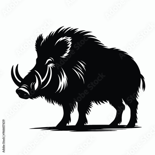Wild Boar Silhouette