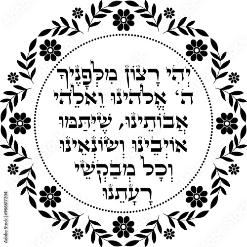 Rosh Hashanah Blessing dates fruit "May it be Your will, God and the God of our ancestors, that there come an end to our enemies, haters and those who wish evil upon us."