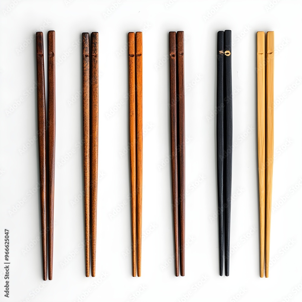 Watercolor art of chopsticks essential Asian utensils from Japan and Korea Watercolor art of chopsticks essential Asian utensils from Japan and Korea