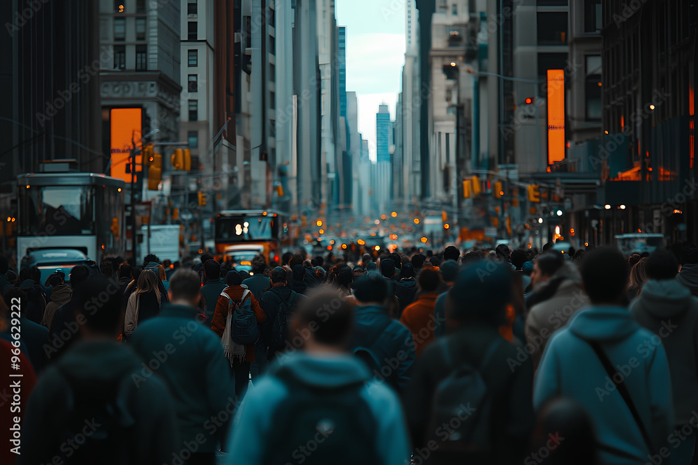 A bustling city street filled with pedestrians amidst tall buildings and urban scenery. A bustling city street filled with pedestrians amidst tall buildings and urban scenery.