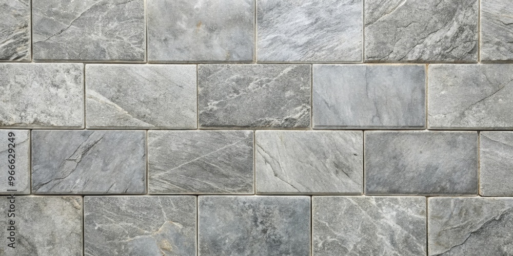 Naklejka premium Gray stone tiles with a rough, natural texture, stone, tiles, gray, texture, surface, natural, rough