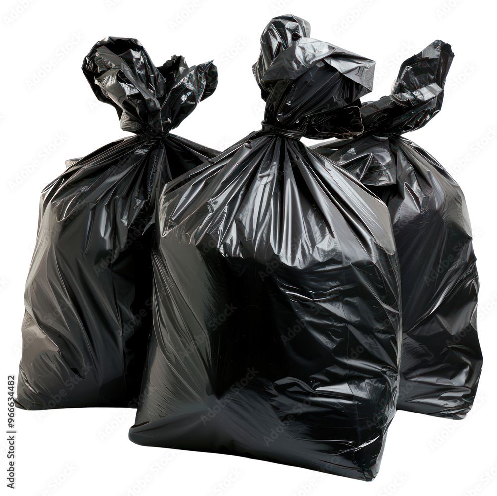 PNG Black garbage bags isolated PNG Black garbage bags isolated
