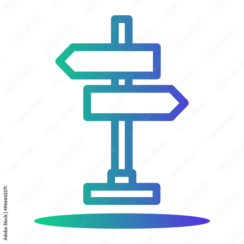 street Line Gradient Icon street Line Gradient Icon