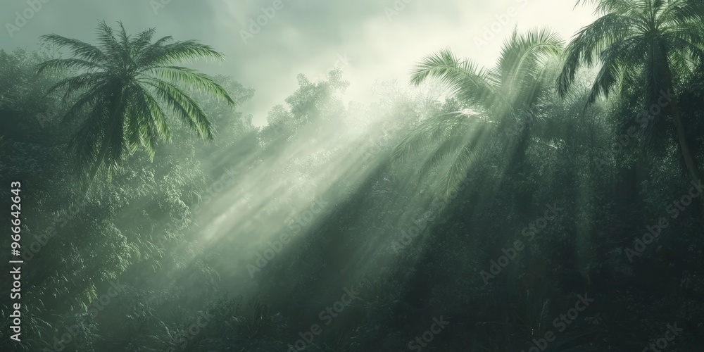Mystical Jungle Dawn. Mystical Jungle Dawn.