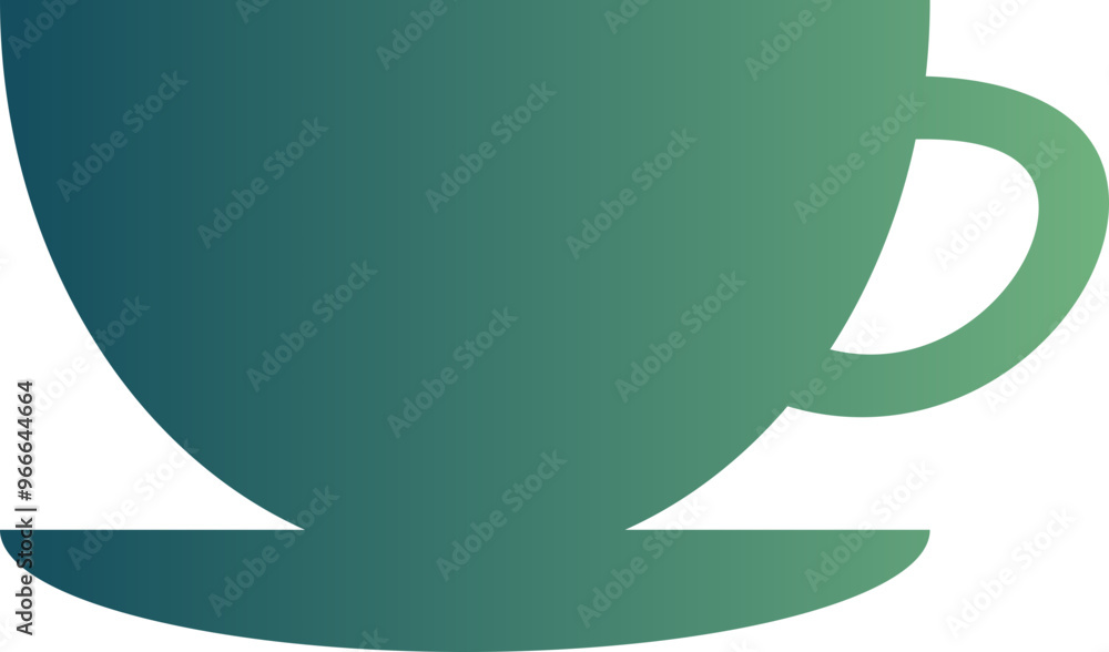 Flat Gradient Cup Illustration Flat Gradient Cup Illustration