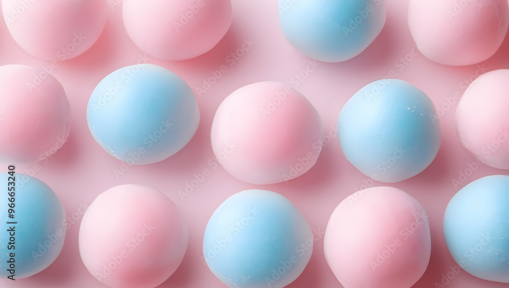 Soft pastel colored spheres arranged neatly, creating a tranquil and delightful visual composition perfect for various themes. Soft pastel colored spheres arranged neatly, creating a tranquil and delightful visual composition perfect for various themes.
