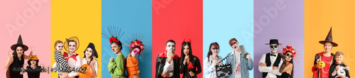 Set of people dressed for H...