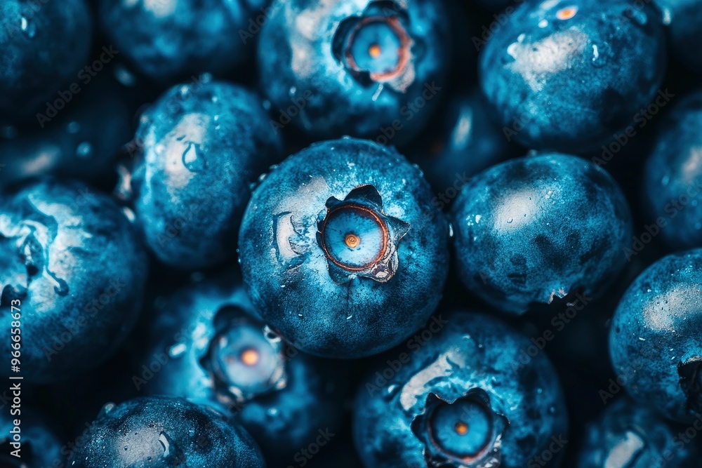Close up photograph of fresh blueberries. Blueberries are a nutritious, delicious food. Healthy organic eating concept. Anthocyanin gives blueberries blue colour and health benefits. Background, ai Close up photograph of fresh blueberries. Blueberries are a nutritious, delicious food. Healthy organic eating concept. Anthocyanin gives blueberries blue colour and health benefits. Background, ai