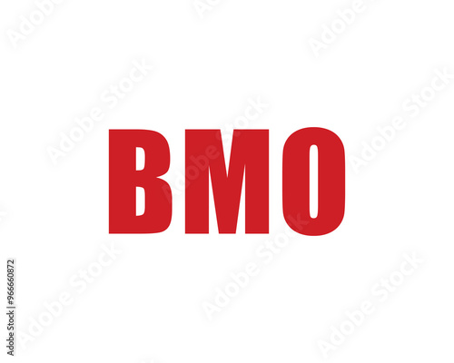 BMO logo design vector template. BMO