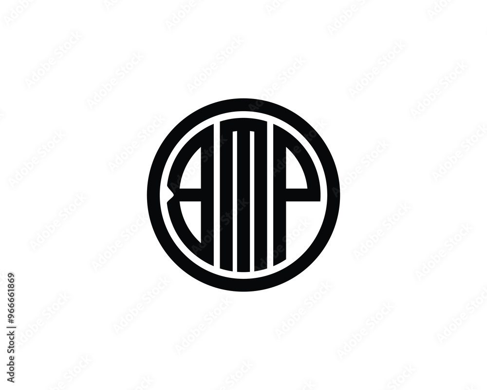 BMP logo design vector template. BMP