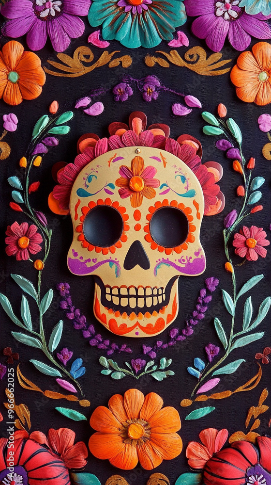 A beautifully designed Dia de Los Muertos A beautifully designed Dia de Los Muertos