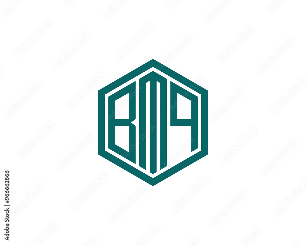 BMQ logo design vector template. BMQ BMQ logo design vector template. BMQ
