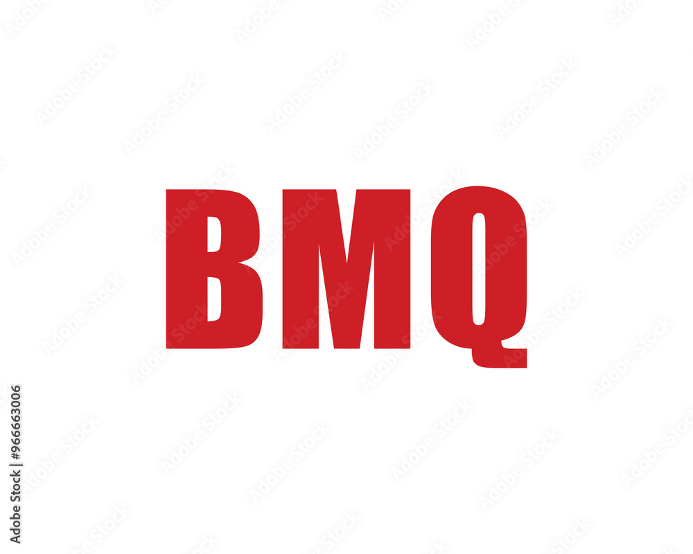 BMQ logo design vector template. BMQ BMQ logo design vector template. BMQ