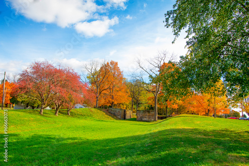 Lockville Canal Park in Autumn, Carroll, Ohio