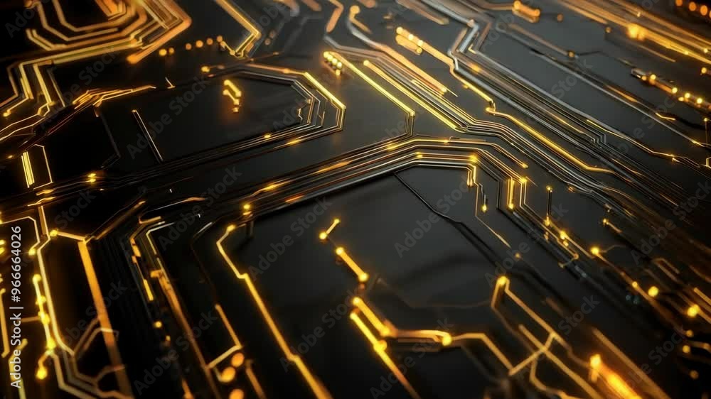 Circuit Board Technology with Intricate Connections and Electronic Components Circuit Board Technology with Intricate Connections and Electronic Components