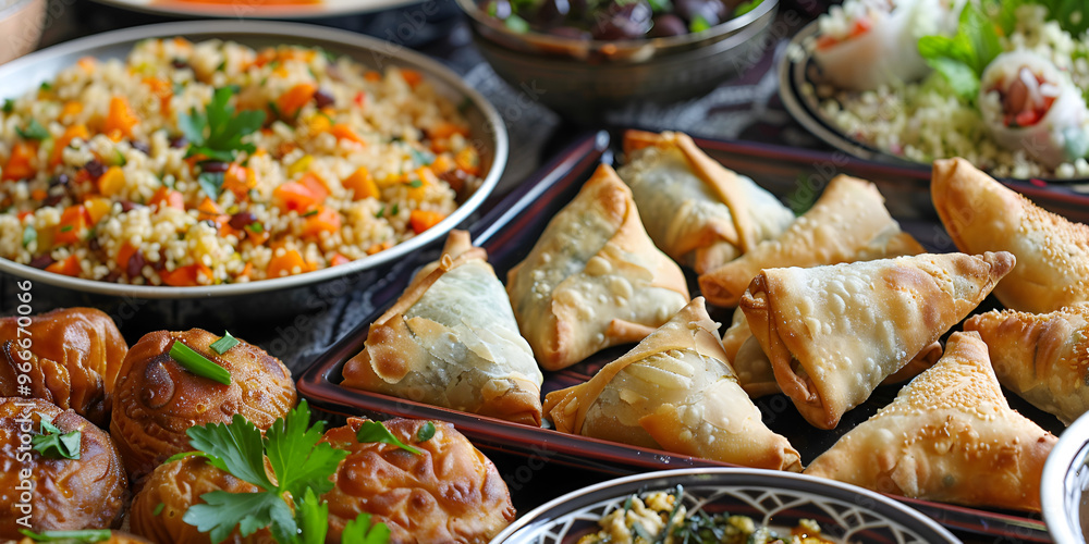 Lavish Spread of Middle Eastern Cuisine Lavish Spread of Middle Eastern Cuisine