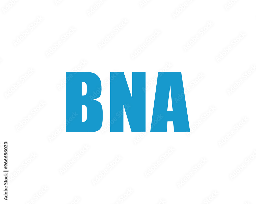 BNA logo design vector template. BNA BNA logo design vector template. BNA