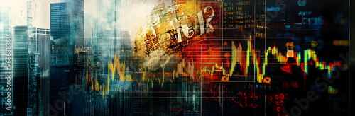 finance trading mixed media banner   