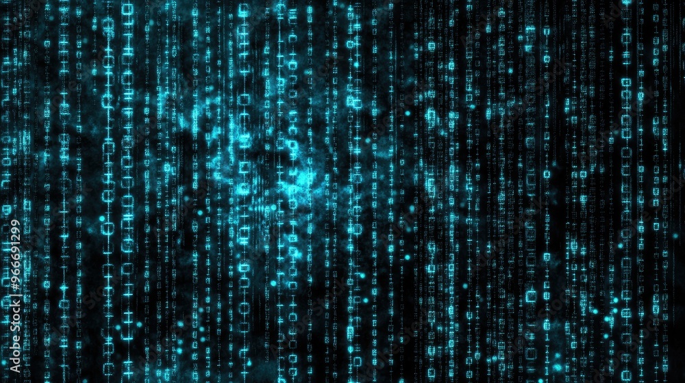 Binary code abstract pattern Binary code abstract pattern