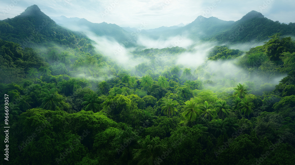 tropical rainforest in the Amazon filled tropical rainforest in the Amazon filled